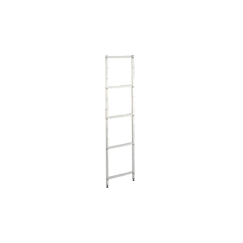 Podpora aluminiowa do regału modułowego, 5-poziomowa, 2000x500 mm | ASBER, PA-55-G