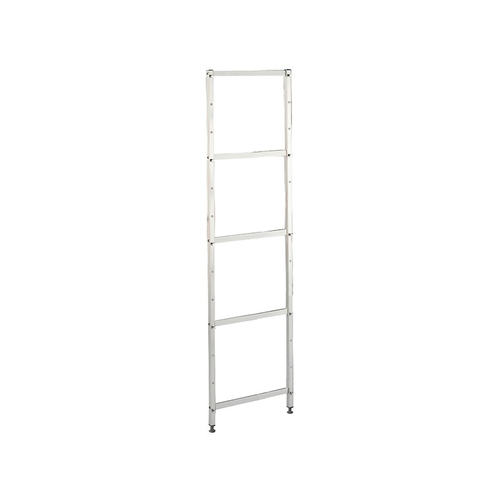 Podpora aluminiowa do regału modułowego, 5-poziomowa, 2000x600 mm | ASBER, PA-65-G