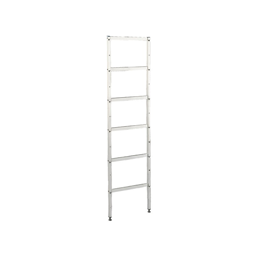 Podpora aluminiowa do regału modułowego, 6-poziomowa, 2000x600 mm | ASBER, PA-66-G