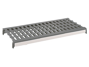 Półka do regału aluminiowo-polipropylenowego, 600x400 mm | ASBER, S-64-G