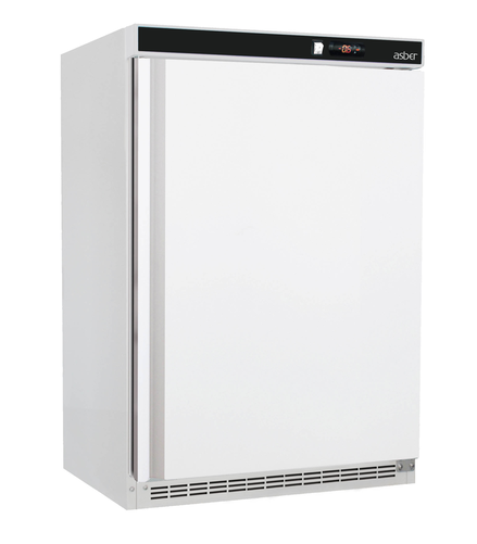 Szafa chłodnicza, 150 l, 0,091 kW, ze stali malowanej, biała, 626x600x850 mm | ASBER, WLP-150