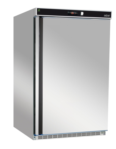 Szafa chłodnicza, 150 l, 0,091 kW, ze stali nierdzewnej | ASBER, WLP-150 SS