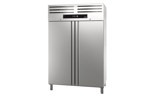 Szafa mroźnicza, 2-drzwiowa, GN 2/1, 1186 l, 0,63 kW, ze stali nierdzewnej, 1318x837x2040 mm | ASBER, GCN-1402