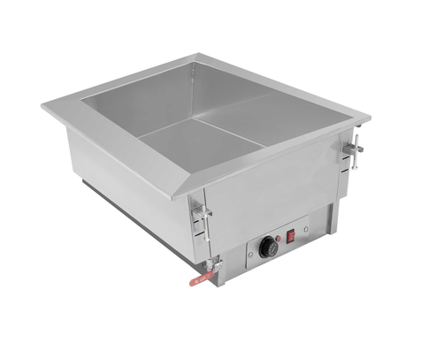 Wanna bemarowa wodna jednokomorowa, 1x GN 1/1, 0,8 kW, 465x610x304 mm | ASBER, DBM-111
