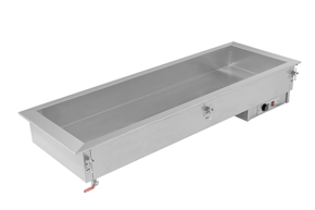 Wanna bemarowa wodna jednokomorowa, 4x GN 1/1, 3 kW, 1440x610x304 mm | ASBER, DBM-411