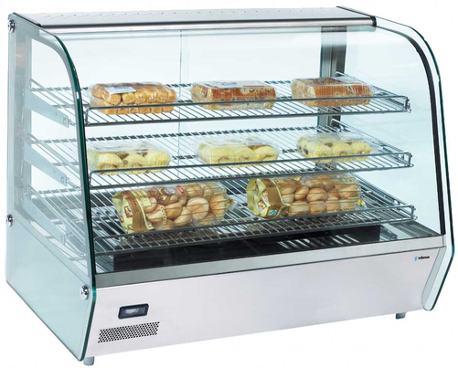 Witryna ekspozycyjna grzewcza 800 l, 880x604x675 mm | ASBER, VECS-160 HC