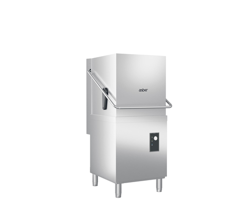 Zmywarka kapturowa, z dozownikiem płynu myjącego i nabłyszczającego, z pompą spustową, 14,25 kW, 630x750x1482 mm | ASBER, GEX-H510 B DD