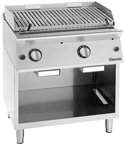Lawa grill gazowy, 30 kW, 800x900x900 mm | BARTSCHER, Seria 900