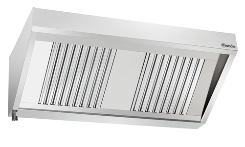 Okap przyścienny z silnikiem 0,202 kW, 1400x700x450 mm | BARTSCHER, 700