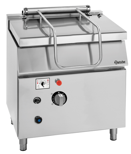 Patelnia uchylna gazowa, 80 l, 20 kW, 230 V, 800x900x900 mm | BARTSCHER, Seria 900