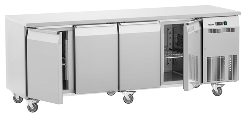 Stół chłodniczy 4-drzwiowy, 0,34 kW, 2250x700x850 mm | BARTSCHER, Easy T4