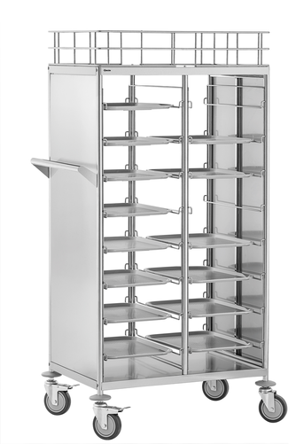 Wózek na tace 965x625x1695 mm | BARTSCHER, 16KN