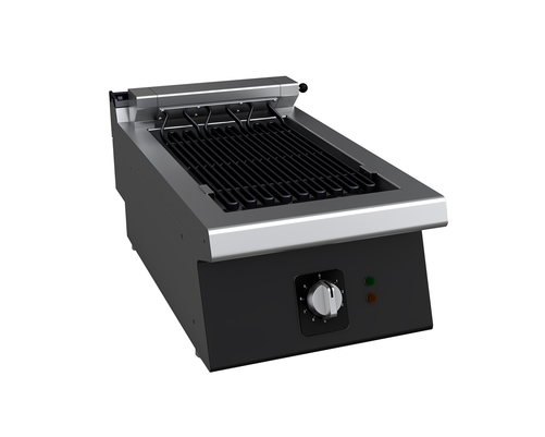 Grill elektryczny z rusztem ze stali nierdzewnej, nastawny, 5,42 kW, 400x930x290 mm | FAGOR, B-E905