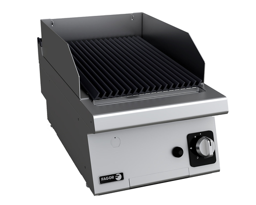 Grill gazowy (G20 - gaz ziemny) z rusztem żeliwnym, nastawny, 11 kW, 400x930x290 mm | FAGOR, B-G905