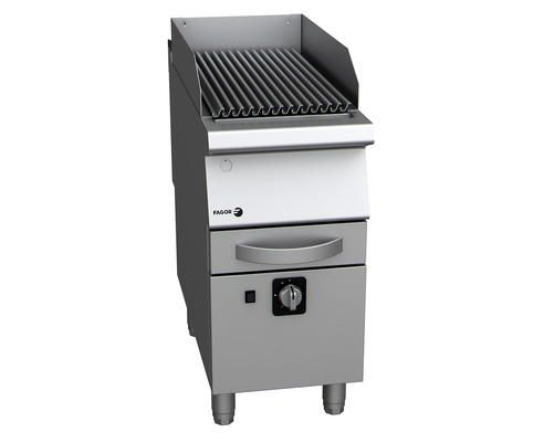 Grill gazowy (G30 - propan-butan) z rusztem ze stali nierdzewnej, wolnostojący, 8,1 kW, 400x730x850 mm | FAGOR, B-G7051 I