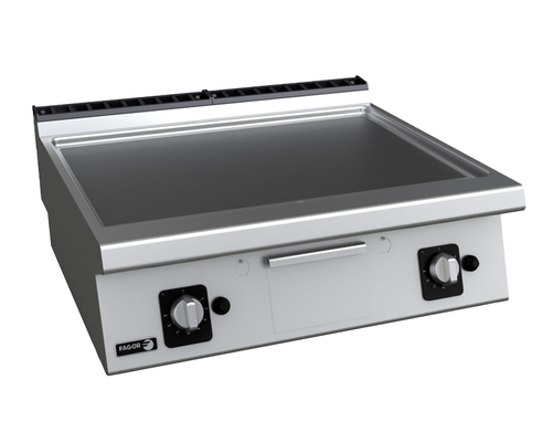 Płyta grillowa gazowa (G20 - gaz ziemny), ze stali nierdzewnej, gładka, nastawna, 15 kW, 800x730x290 mm | FAGOR, FT-G710 L