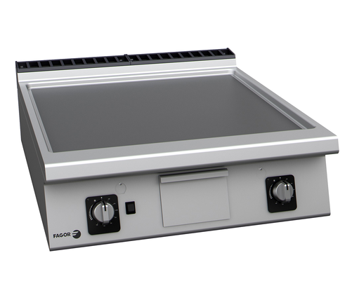 Płyta grillowa gazowa (G30 - propan-butan), ze stali nierdzewnej, gładka, nastawna, 18 kW, 400x930x290 mm | FAGOR, FT-G910 L