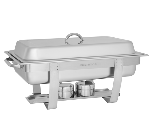 Podgrzewacz 2xGN 1/2 gastronomiczny 2x4 l 605x370x240 mm | TECHNICA, Silver Line