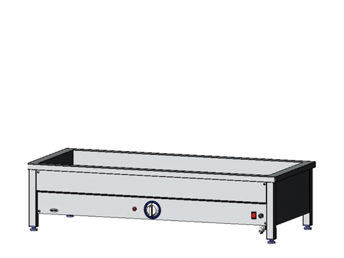 Bemar elektryczny 1-komorowy, 1400x600x350 mm, 3,2 kW | EGAZ, BE-4N