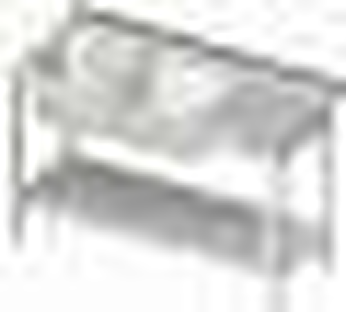 Stół ze zlewem dwukomorowym z lewej strony z półką 1900x700x850 mm | STALGAST, 980847190