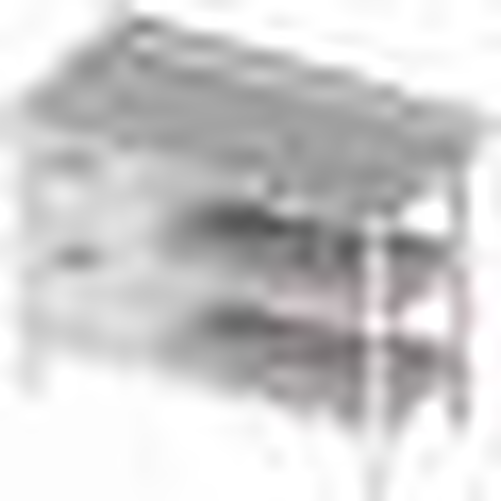 Stół przyścienny z blokiem dwóch szuflad po lewej stronie i dwiema półkami 1400x600x850 mm | STALGAST, 980286140