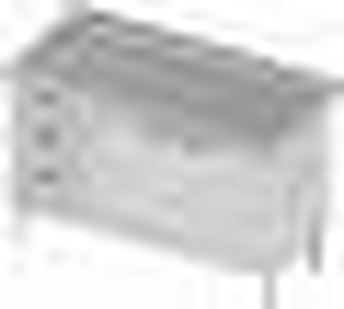 Stół przyścienny z blokiem trzech szuflad po lewej stronie i szafką z drzwiami skrzydłowymi 1600x600x850 mm | STALGAST, 980446160