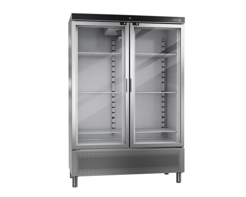 Szafa chłodnicza, 2-drzwiowa, ze stali nierdzewnej, drzwi przeszklone, 1109 l, 0,212 kW, 1388x726x2067 mm | FAGOR, CUP-22S GD