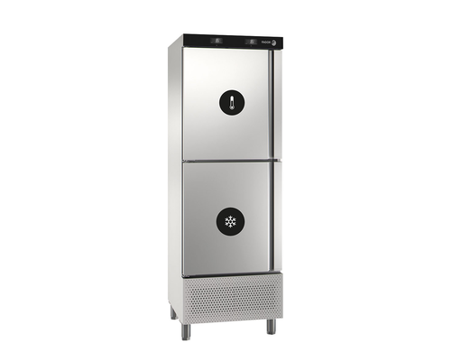 Szafa chłodnicza z komorą moźniczą, 2-drzwiowa, ze stali nierdzewnej, 506 l, 0,931 kW, 693x726x2067 mm | FAGOR, CUD-12S/N