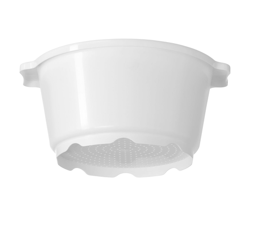 Cedzak z polipropylenu z uchwytami o średnicy 360 mm, biały | HENDI, 427859