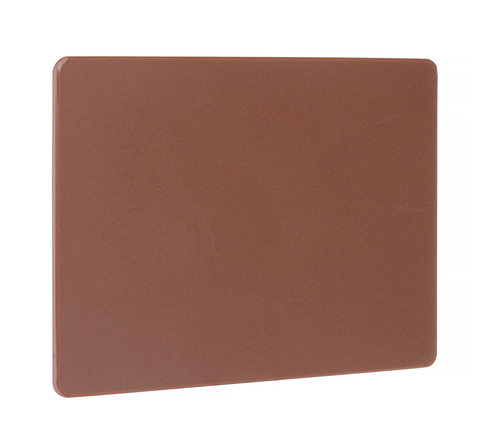 Deska do krojenia HACCP 450x300x10 mm, brązowa | HENDI, 827048