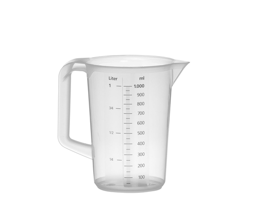 Miarka z polipropylenu, 1 l | HENDI, Profi Line