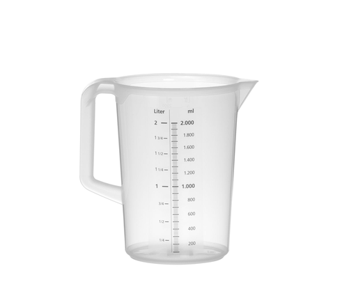 Miarka z polipropylenu, 2 l | HENDI, Profi Line