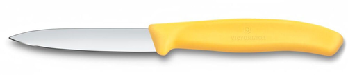 Nóż do jarzyn gładki, ostrze 80 mm, żółty | VICTORINOX, 6.7608.C1