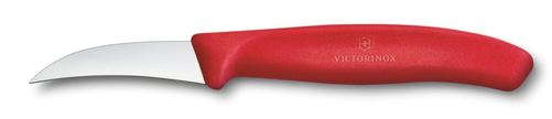 Nóż do jarzyn zagięty, ostrze 60 mm, czerwony | VICTORINOX, 6.7501.C1