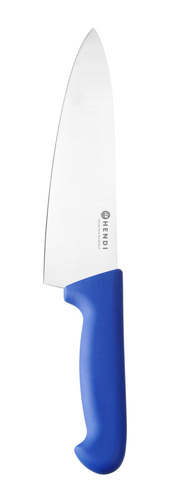 Nóż szefa kuchni HACCP, ostrze 200 mm, niebieski | HENDI, Profi Line