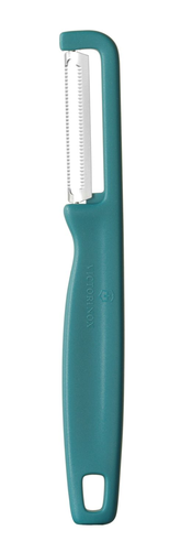 Obieraczka uniwersalna z ząbkowanym ostrzem, 165 mm, zielona | VICTORINOX, 6.0943.4