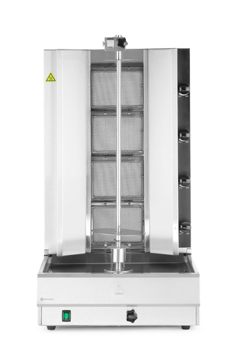 Opiekacz gazowy do kebaba, 4 palniki, 13,2 kW, 537x639x1013 mm | HENDI, 219768