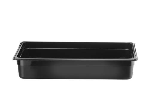 Pojemnik GN 1/1 100 mm z polipropylenu, 12 l, czarny | HENDI, Kitchen Line
