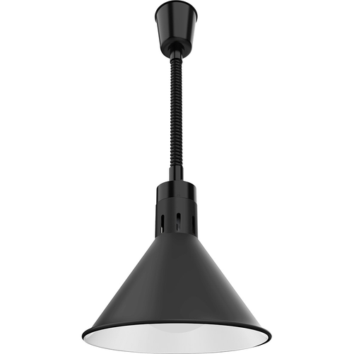 Lampa do podgrzewania potraw, wisząca, 0,25 kW, czarna | STALGAST, 692622