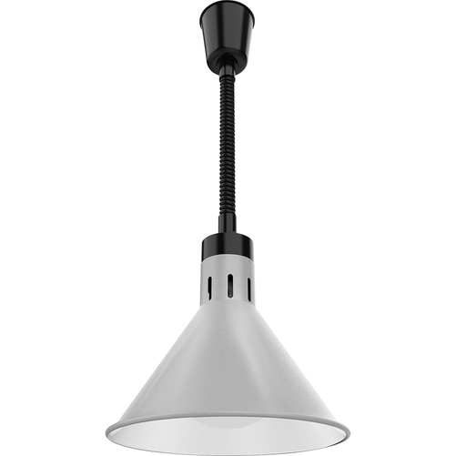 Lampa do podgrzewania potraw, wisząca, 0,25 kW, inox | STALGAST, 692623