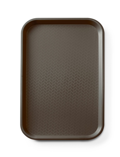 Taca fast food z polipropylenu GN 1/1, brązowa | AMERBOX, 878583