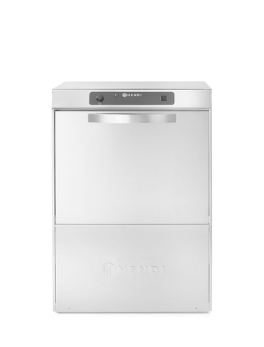 Zmywarka elektroniczna 50x50 z pompą spustową i wspomagającą płukanie, 4,4 kW | HENDI, Profi Line