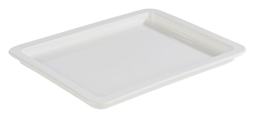 Pojemnik prostokątny z porcelany GN 1/2 325x265x60 mm, biały | APS, 82200