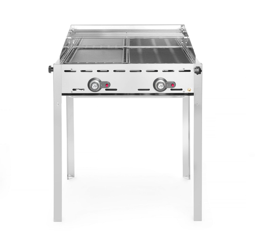 Grill 2-palnikowy Green Fire 11,6 kW | HENDI, Profi Line