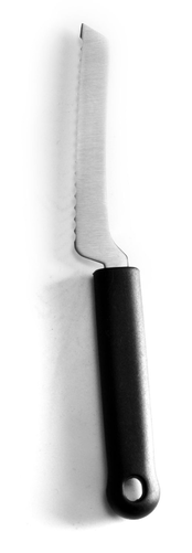Nożyk do pomidorów z ząbkowanym ostrzem 230 mm | HENDI, 856253