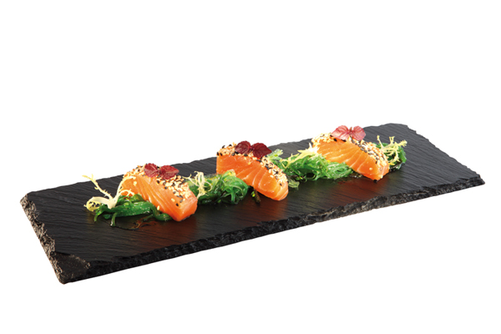 Taca serwingowa prostokątna z kamienia łupkowego 320x120 mm | APS, 00988