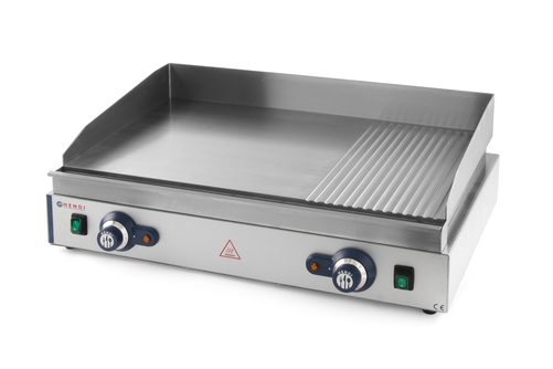 Płyta grillowa 2/3 gładka, 1/3 ryflowana | HENDI, 203163