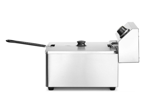Frytownica elektryczna jednokomorowa 4 l, nastolna, 3 kW, 230 V, 217x380x300 mm | HENDI, 205808