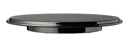 Taca okrągła do ciast i tortów z melaminy o średnicy 310 mm, czarna | APS, 00469
