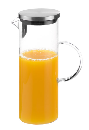 Dzbanek z pokrywą na sok 1,5 l, przeźroczysty | APS, 10764